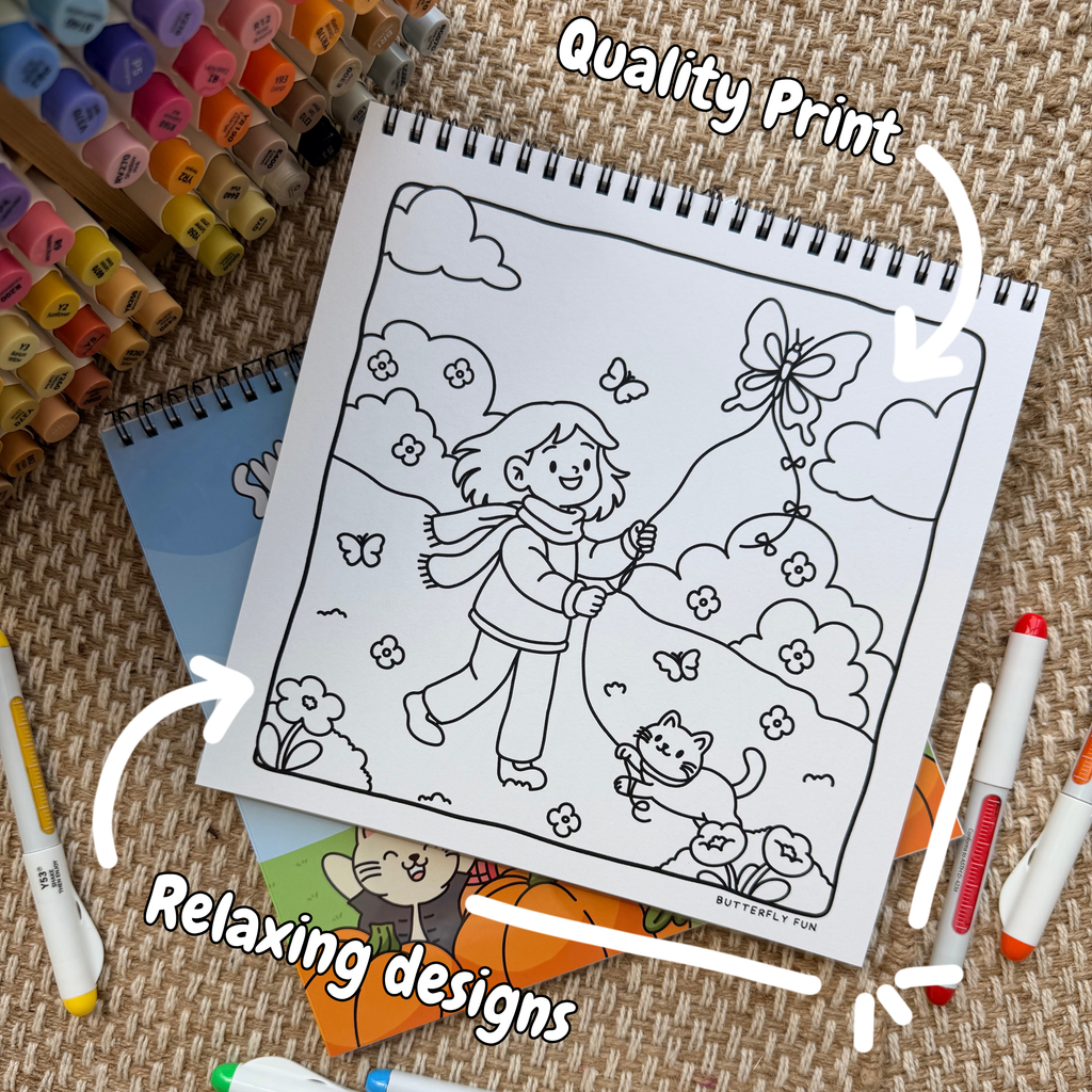 Sweater Weather  Coloring Book - Spiral Bound