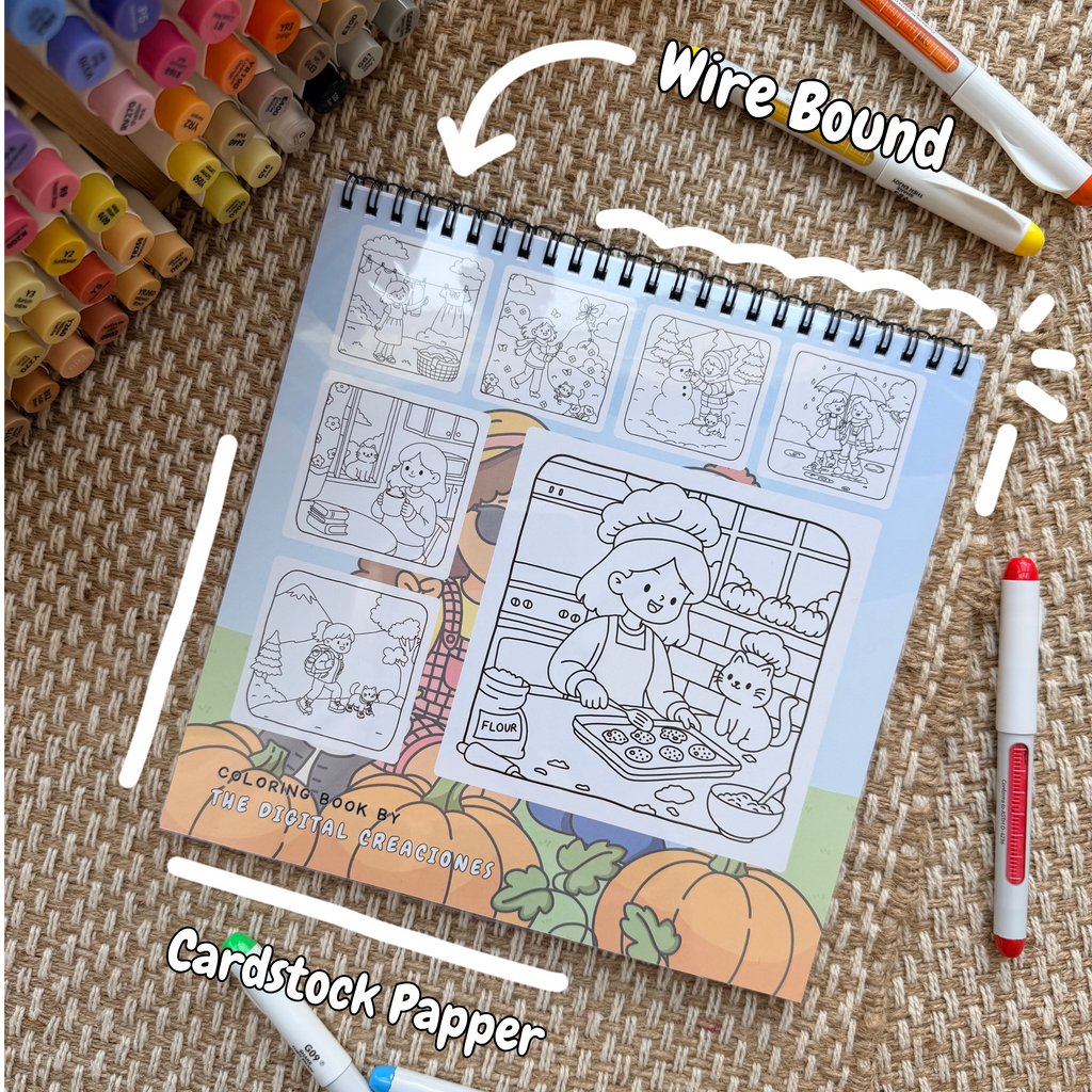 Sweater Weather  Coloring Book - Spiral Bound