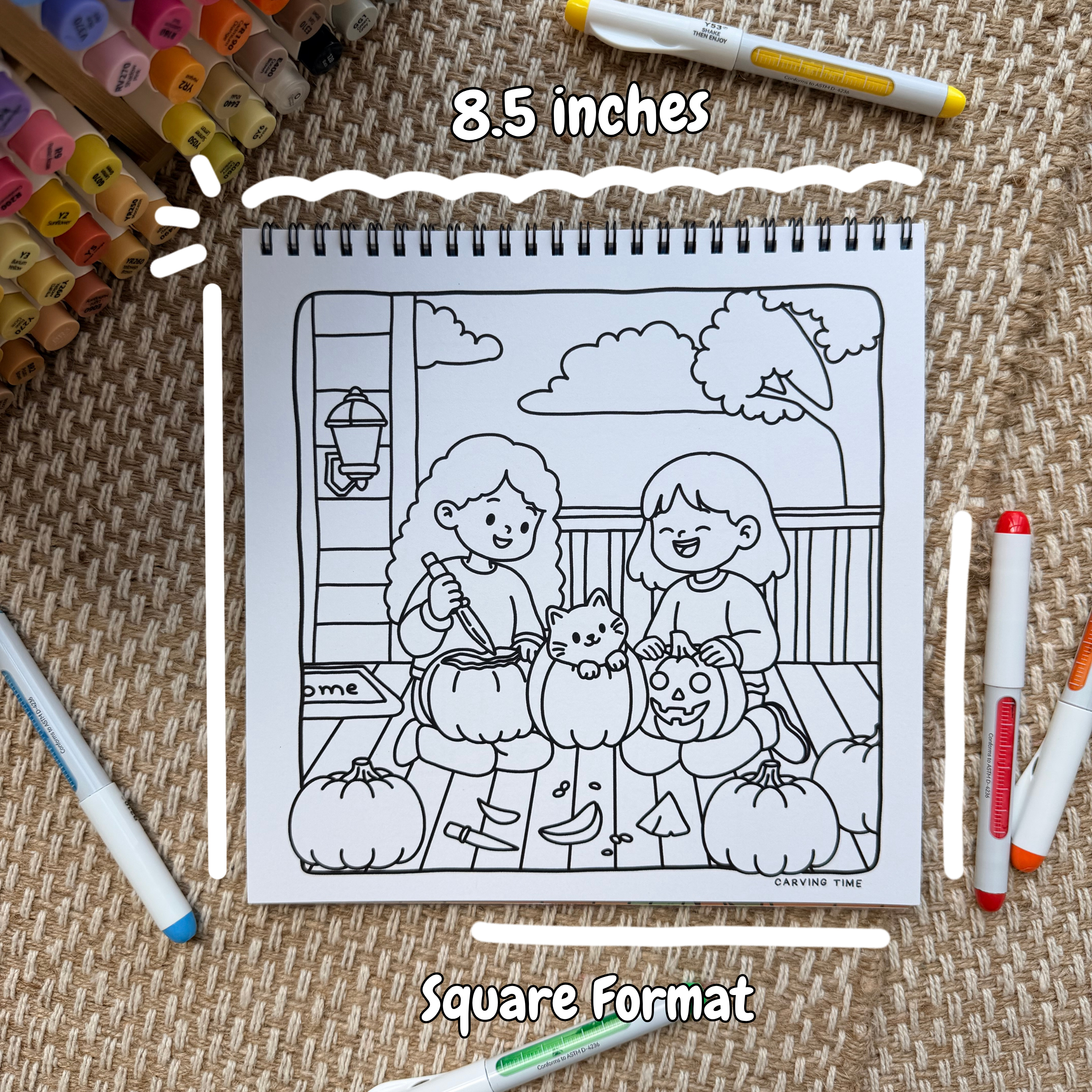 Sweater Weather  Coloring Book - Spiral Bound
